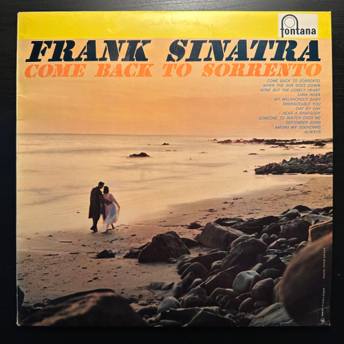 Frank Sinatra ‎– Come Back To Sorrento (Англия 1960г.)
