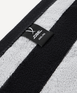 Полотенце спортивное JOGEL ESSENTIAL 2 Towel, 70х140, черный/белый