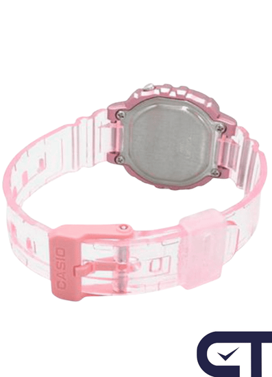 Casio LA-20WHS-4A — женские цифровые часы с подсветкой и секундомером