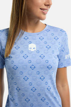 Женская футболка Hydrogen LOGO ALL OVER TECH T-SHIRT (D01006-233)