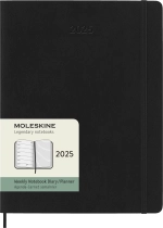 Еженедельник Moleskine Classic Soft WKNT XL (DSB12WN4) 19х25см мягкая обложка черный