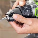 Дрель-шуруповерт ударная акк. Greenworks GD24DD140, 24V,б/щет,70/140Нм,Anti-kickback,2x4Ач,ЗУ,кор (3707607CUD)