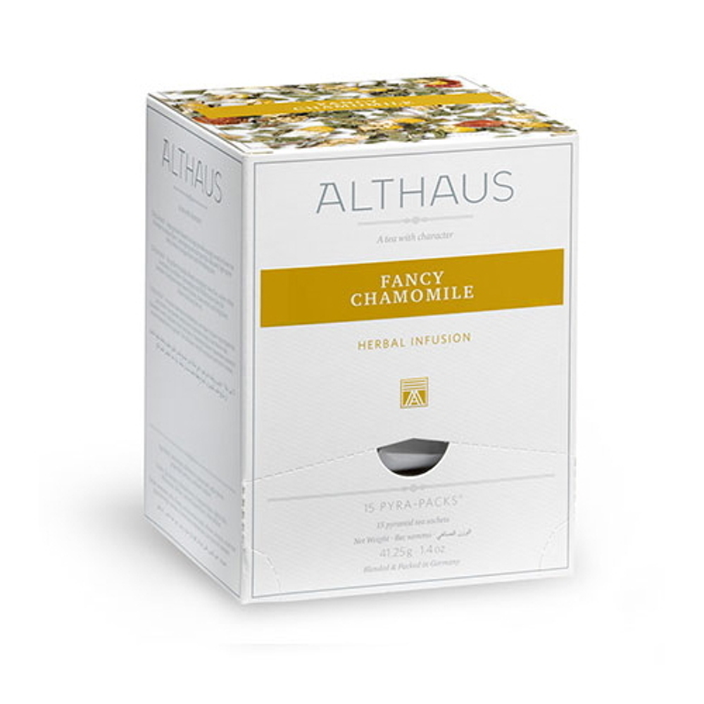 Чайный напиток травяной Althaus Fancy Chamomile в пирамидках, 15 шт