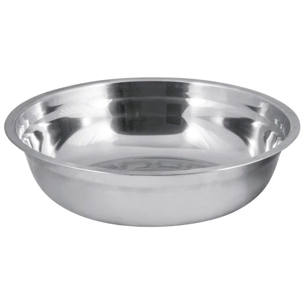 Миска Bowl-27, объем 2,8 л, с расширенными краями, из нерж стали, зеркальная полировка, диа 27 см