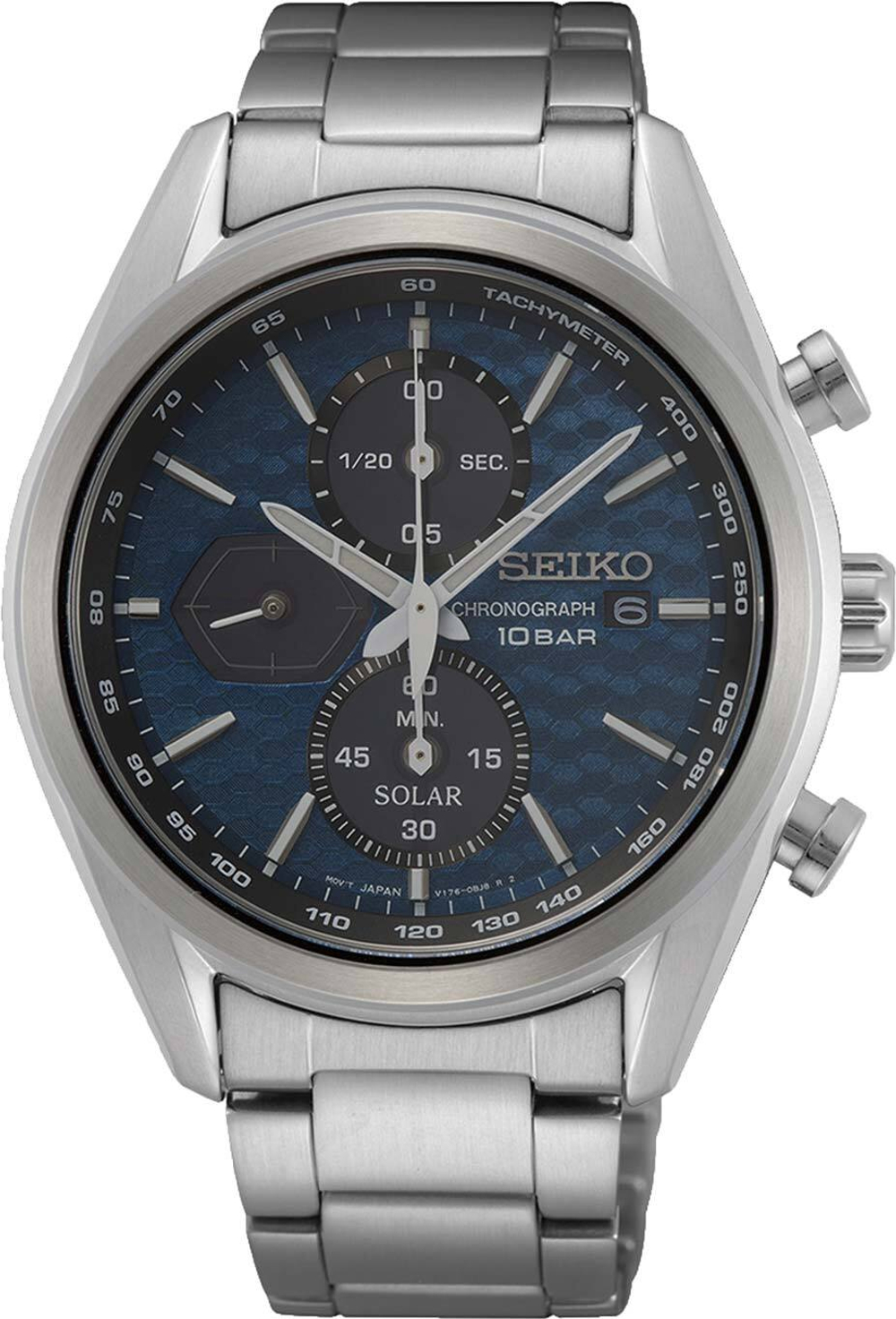 Японские наручные часы Seiko SSC801P1 с хронографом