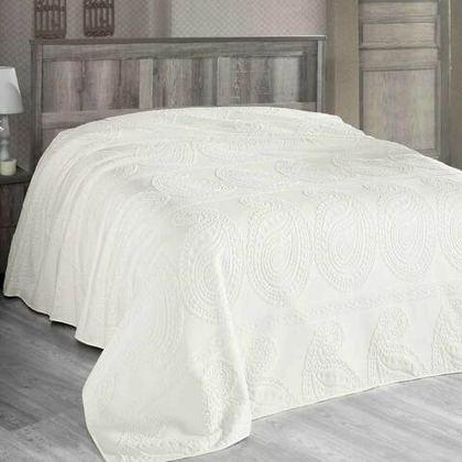 Покрывало 200x220 Arya home Misley экрю