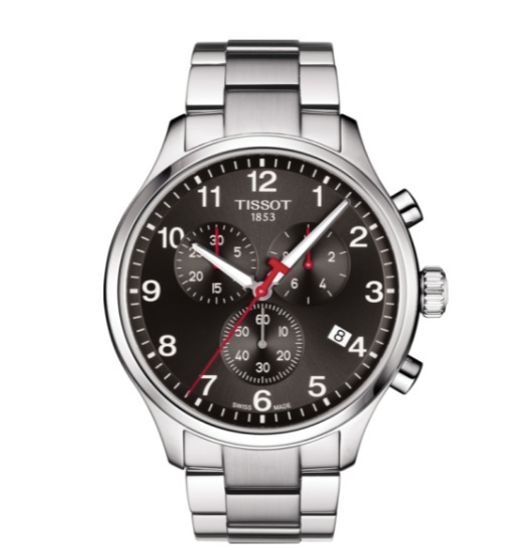 Мужские швейцарские часы Tissot T116.617.11.057.02 с хронографом