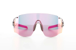 Спортивные очки HILX Savage (L) Shiny Crystal Grey Pink / Pink Lens