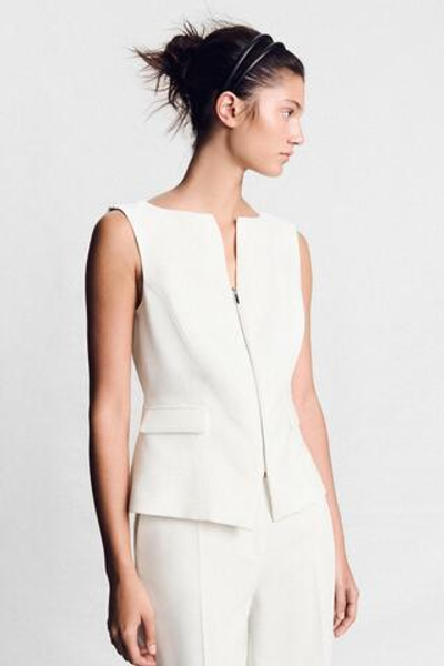 ЖИЛЕТ С ВЫРЕЗОМ-ЛОДОЧКОЙ И МОЛНИЕЙ — ZARA