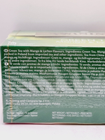 Чай зеленый TWININGS со вкусом Манго и Личи 25 пакетиков 45 г (из Финляндии)