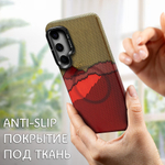 Дизайнерский чехол для SAMSUNG GALAXY S24 (не ULTRA / PLUS / FE!) с камерой-подставкой и MagSafe