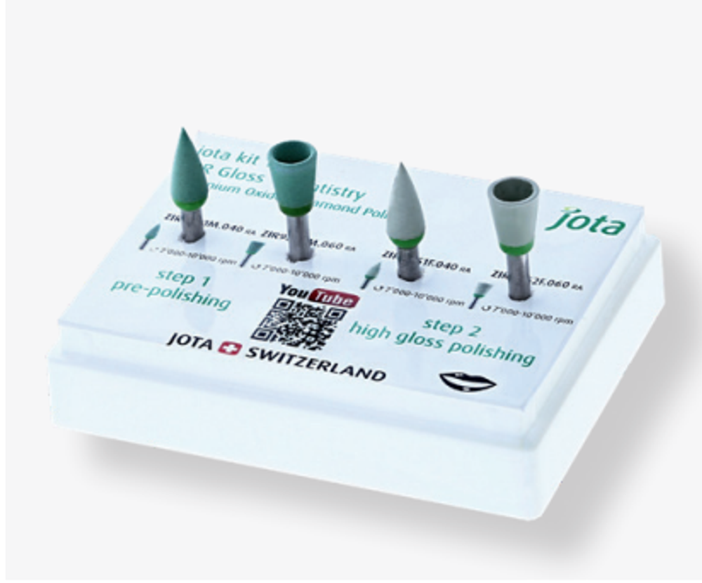 1436 Полиры для оксида циркония Zir Gloss Kit набор 4 инструмента, JOTA, Швейцария