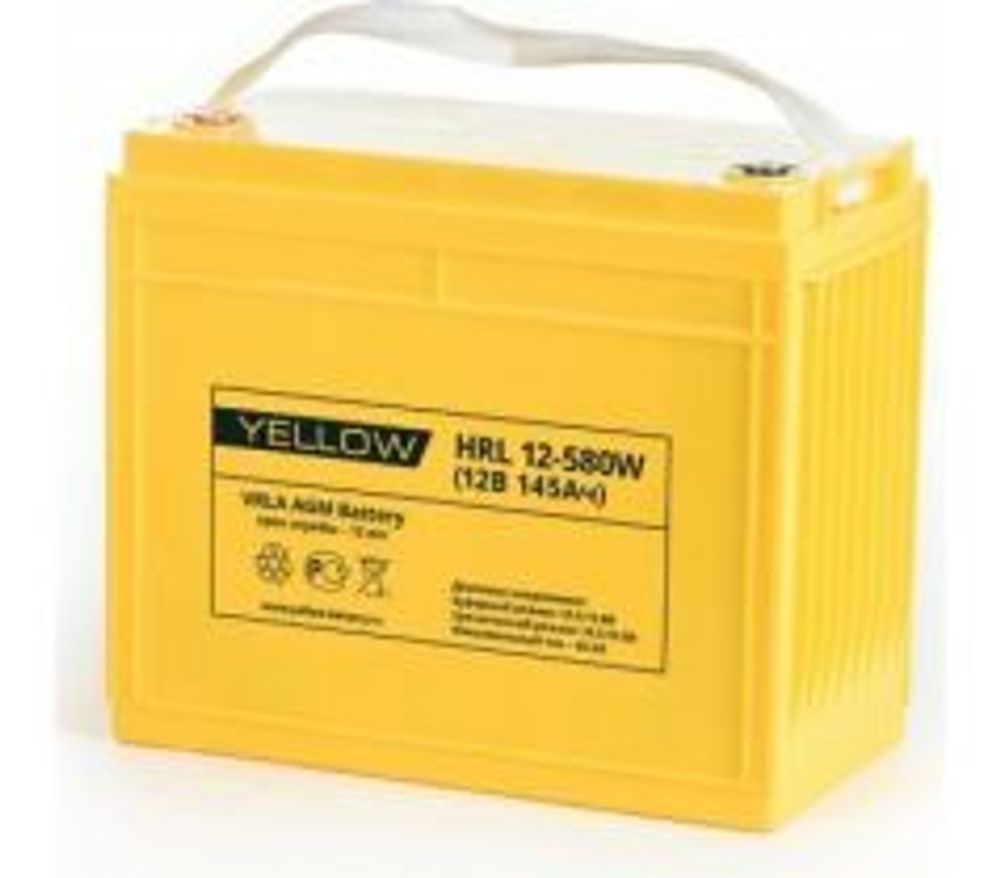 Аккумулятор YELLOW HRL 12-580W | 145 Ач | 12В AGM