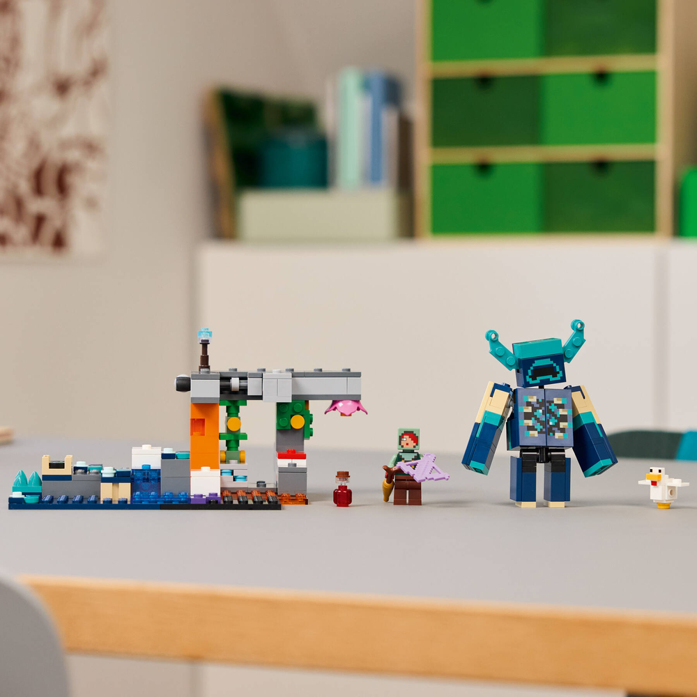 Конструктор Лего Майнкрафт Столкновение с Варденом 21274 | LEGO Minecraft The Warden Encounter набор  238 деталей 7+
