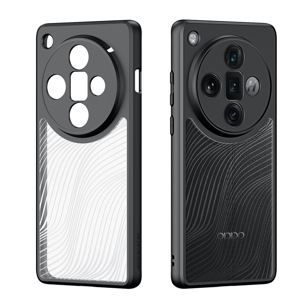 Тонкий чехол с мягкими рамками от Dux Ducis для смартфона OPPO Find X7 Ultra, серия Aimo Series Case