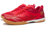Li Ning Competition Cushioning Slip Resistant Abrasion Resistant Breathable Low top Table Tennis Shoes Men"s Flame Red