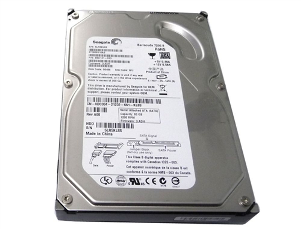 Жесткий диск Seagate Cheetah 80Gb 7200 rpm SATAII 3.5" ST3808110AS