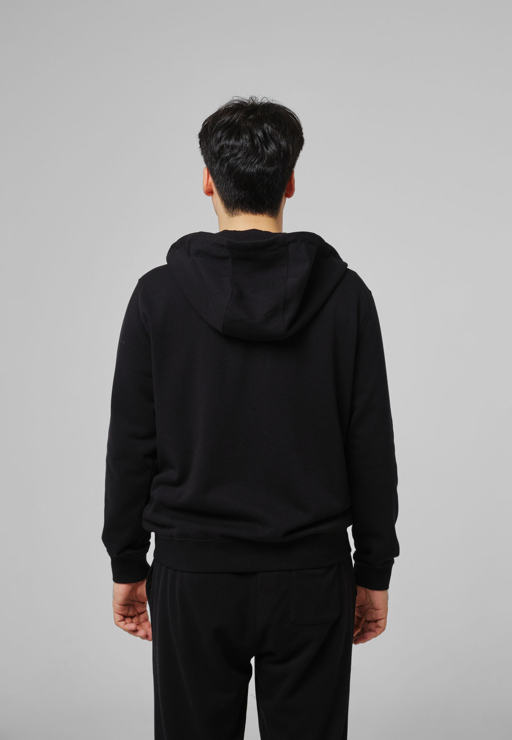 Кофта на замке с капюшоном ARGYMAQ BLACK