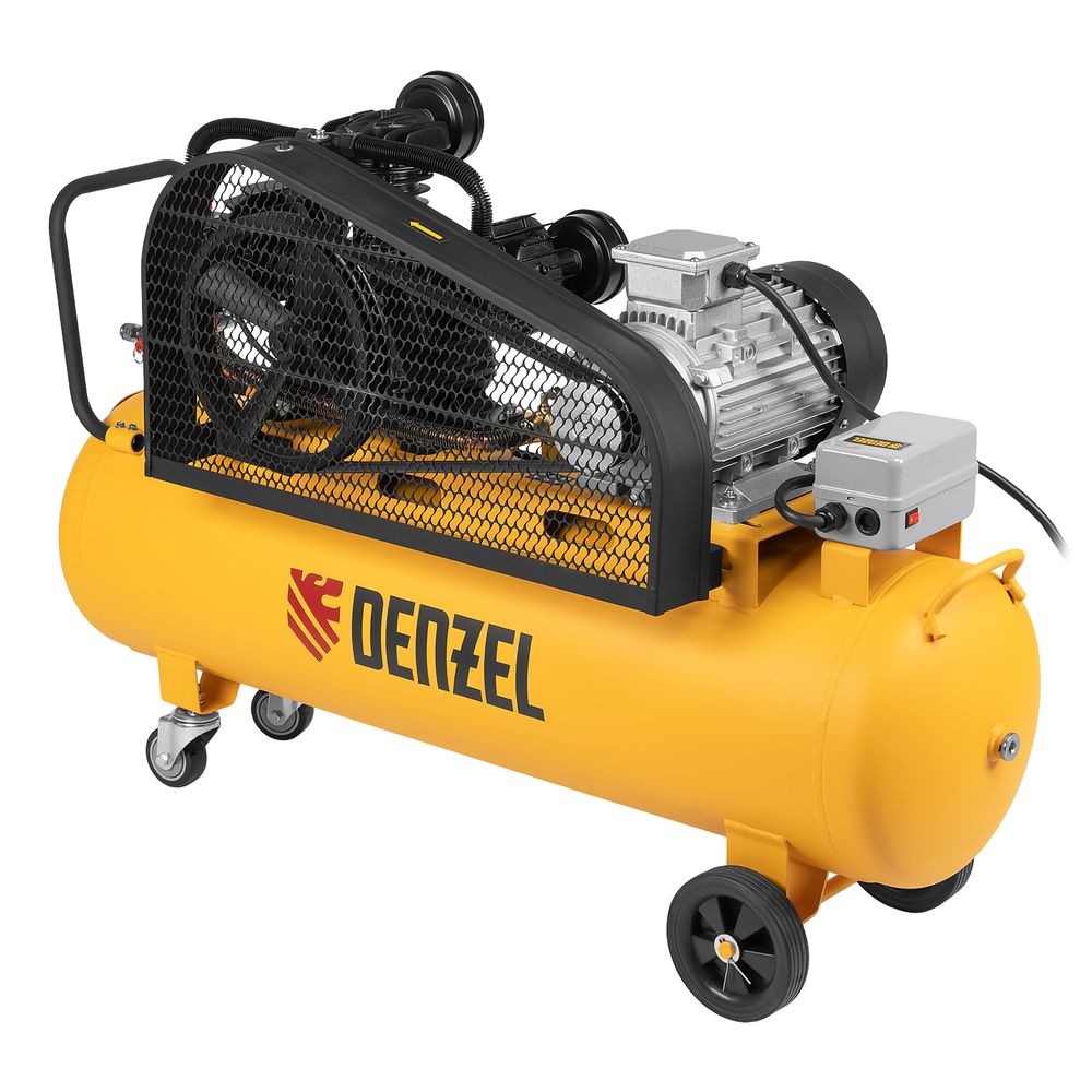 Компрессор масляный воздушный Denzel BCW3000-T/100, ременный привод, 3.0 кВт, 100 л, 520 л/мин