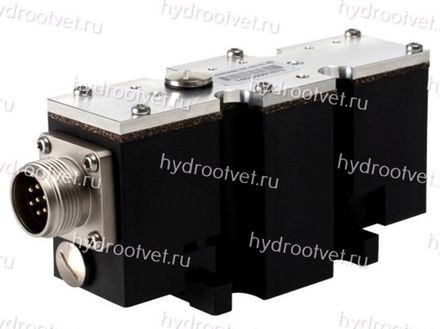 RT-3DREPE6С-2X-40/F1-00 - Электронный усилитель встроенный (OBE) для управления клапаном - пропорциональный клапан давления 3DREPE6С-2X, сигнал 4-20 мА, две катушки
