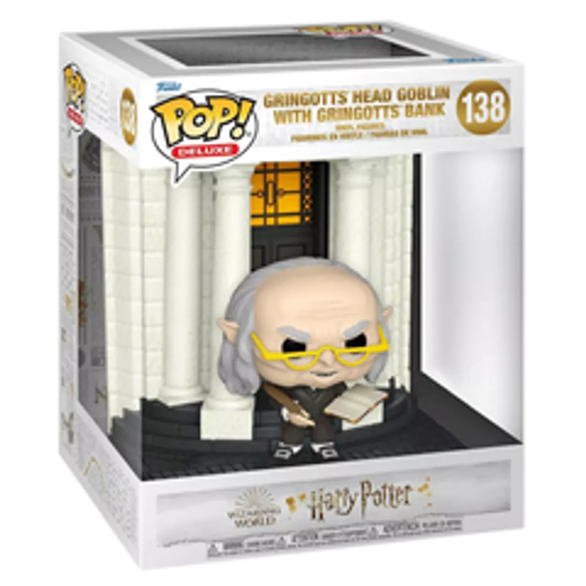 Funko POP! Harry Potter: Gringotts Head Goblin & Gringotts Bank (Exc) (138)