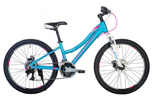 Велосипед Hartman Diora PRO Disc 24",рама 12.5,Светло голубой/розовый