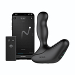 Черный вибромассажер простаты Nexus Revo Stealth с управлением через приложение (Цвет: черный)