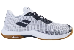 Мужские кроссовки для сквоша/бадминтона Babolat Shadow Spirit 2 - white/black