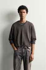 СВИТЕР RELAXED FIT СО ШВАМИ — ZARA