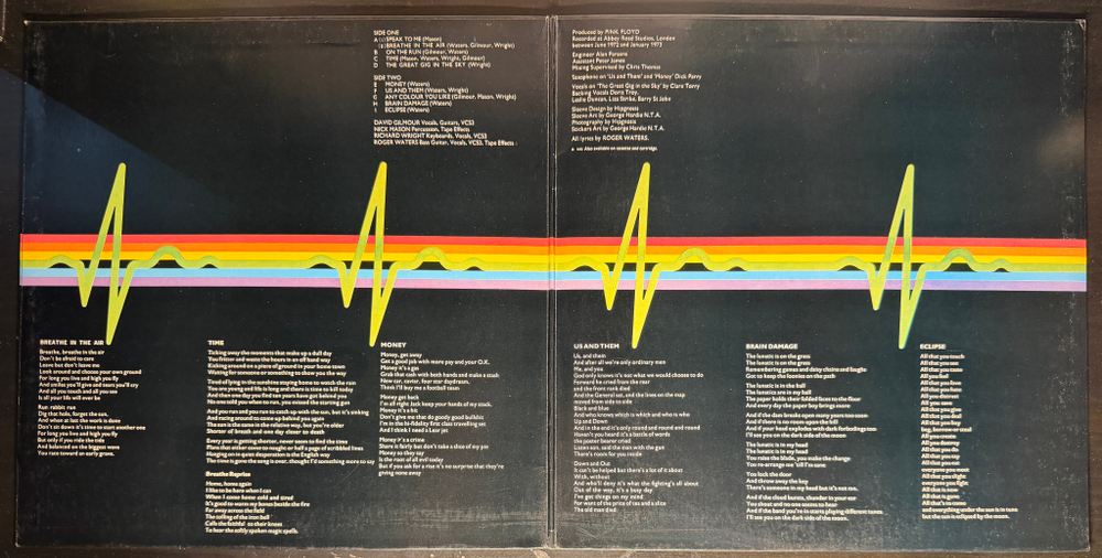 Pink Floyd - The Dark Side Of The Moon (Япония 1974г.)