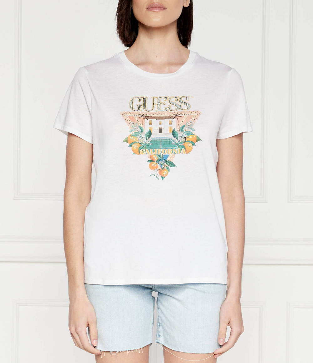 Футболка MANSION GUESS - белый(W4GI53 K9SN1)