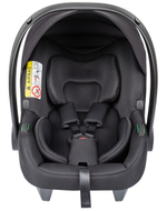 Детская коляска Indigo Mio Eco Plus 14 3 в 1 с автокреслом Avionaut Cosmo Black 04 черная кожа+св.бежевая кожа