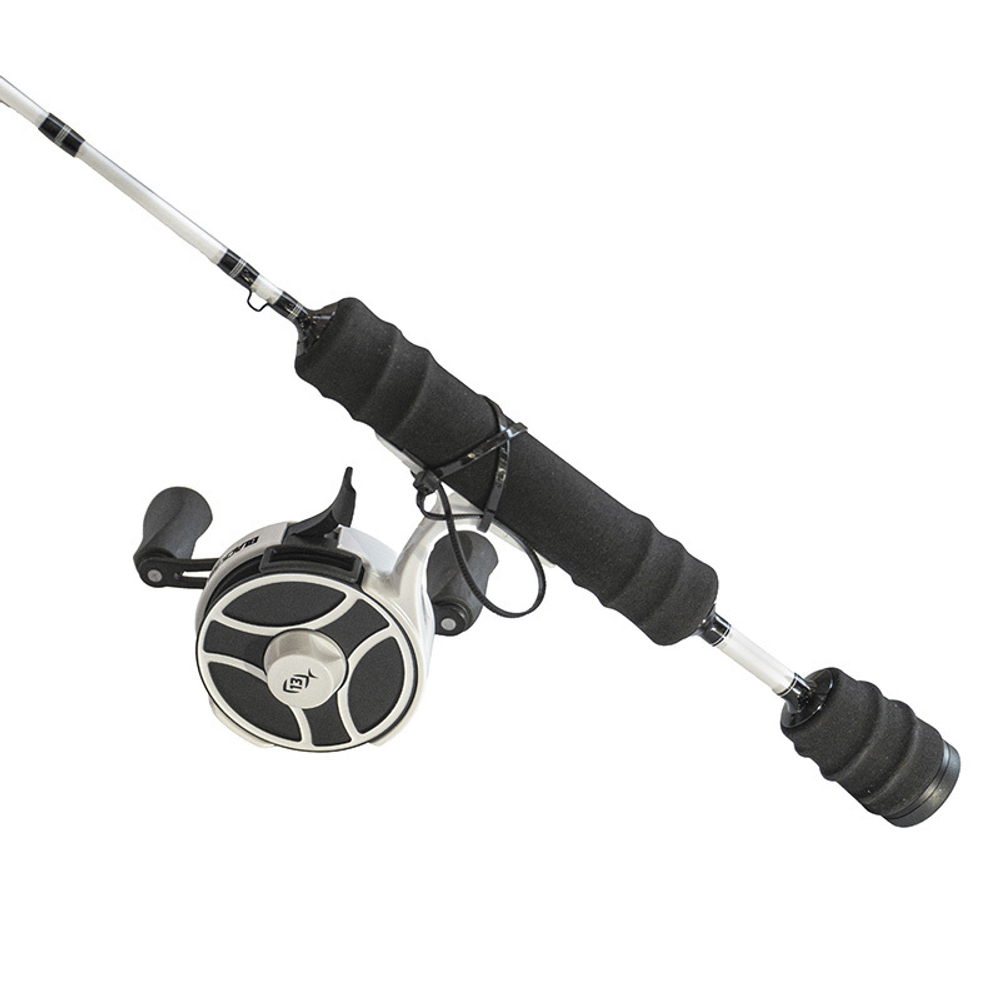 Комбо набор 13 Fishing V3 FreeFall Ghost 27" Medium Light, под правую руку (Flat Tip and Evolve Reel Wraps)