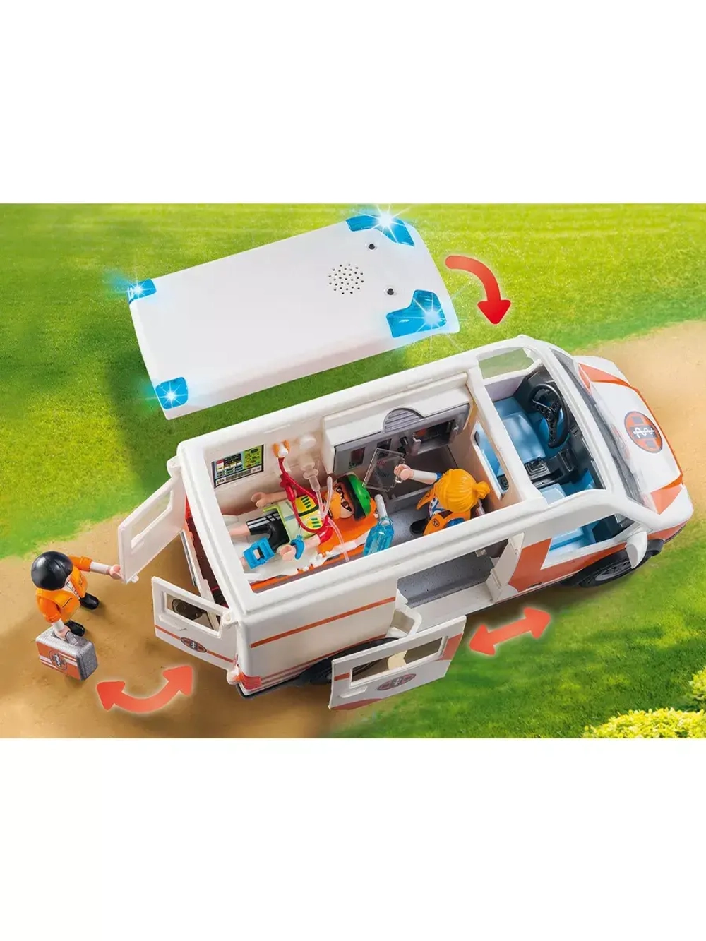 Конструктор Скорая помощь Playmobil 70049 (свет, звук)