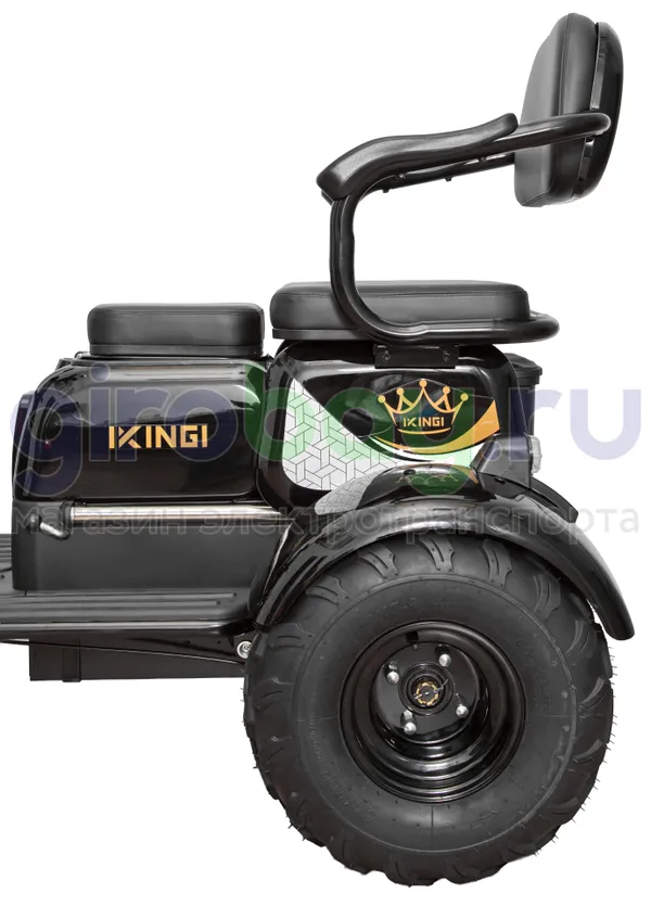 Электротрицикл IKINGI SIBTRIKE T3 Pro MAX 1000W (60V/30Ah) - Чёрный фото №20