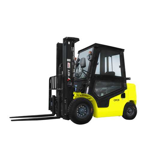 Дизельный погрузчик с кабиной YETT CPCD15-WS5K2-M300-3W-K