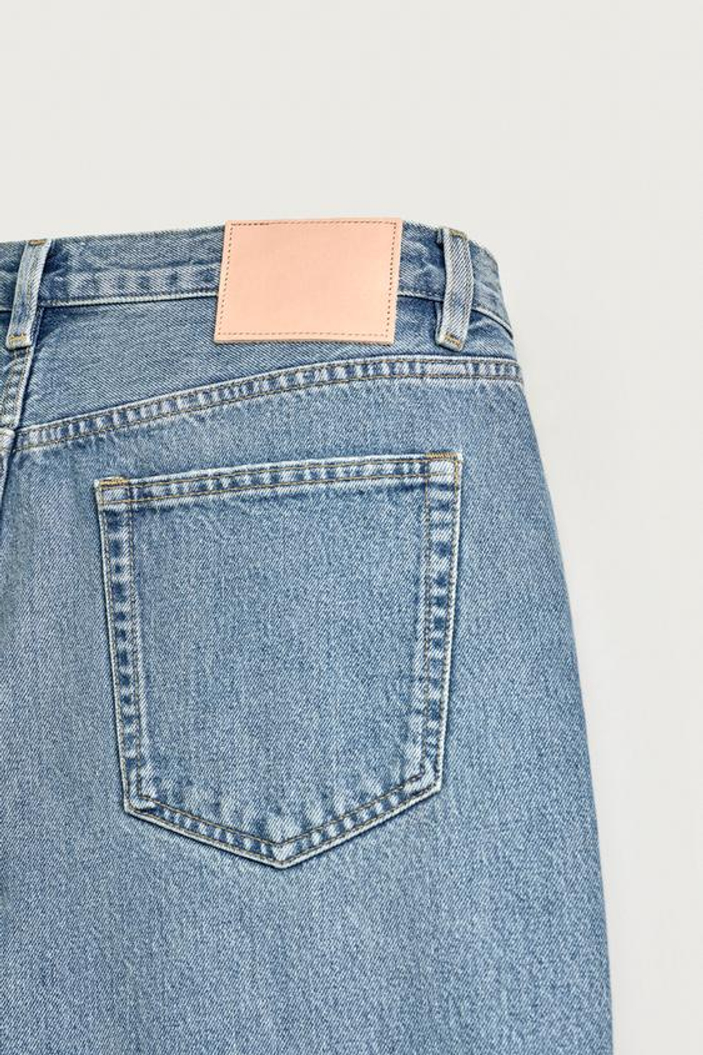 ZARA ДЖИНСЫ LOOSE FIT, ВЫЦВЕТШИЙ СИНИЙ