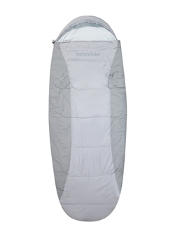 Спальный мешок Naturehike PS400LITE, серый (CNK2350WS026), молния слева