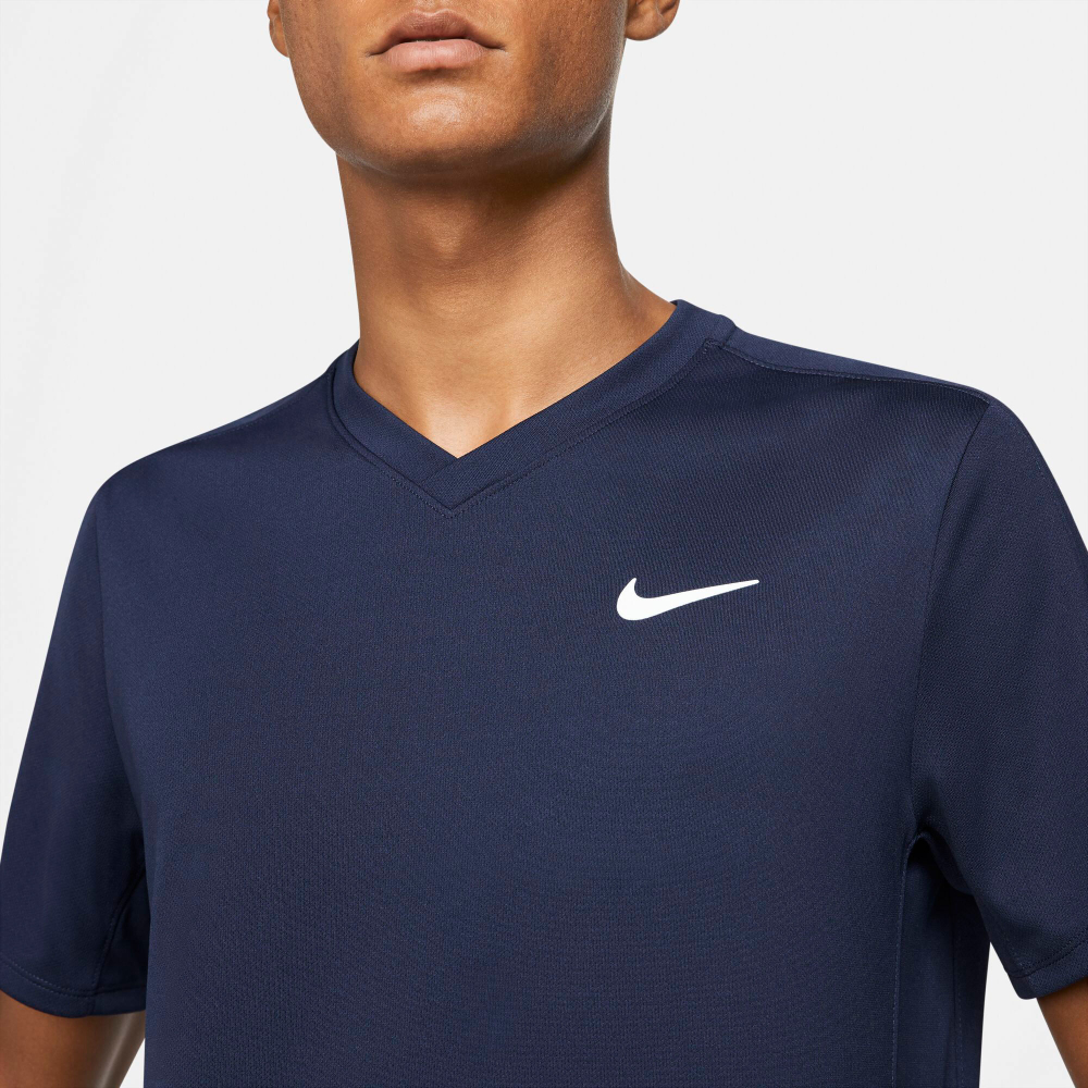Мужское теннисное поло Nike Dri-Fit Victory T-Shirt Men - Dark Blue