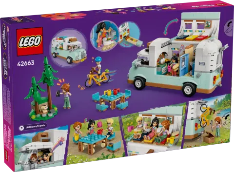 Конструктор LEGO Friends 42663 Приключение в туристическом фургоне дружбы