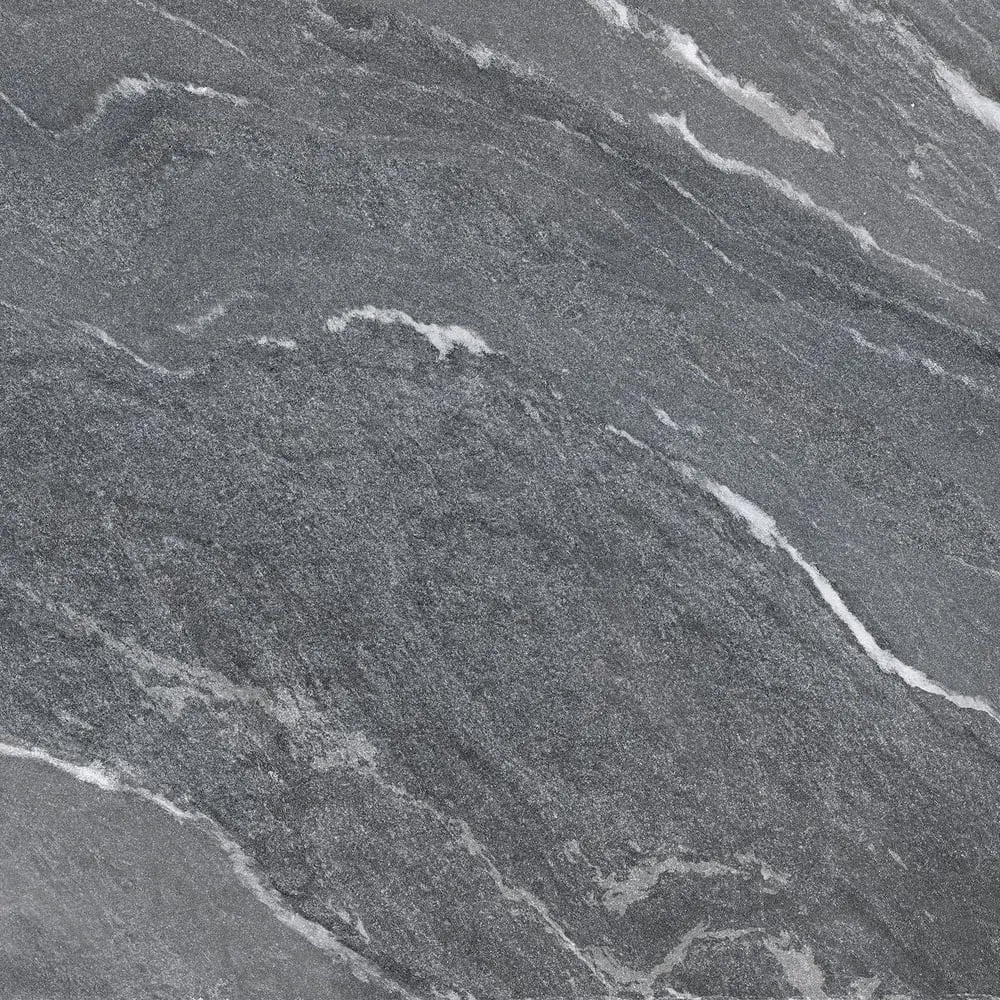 Керамогранит Alma Ceramica GFU57NXT70R Nexstone 57x57 черный глазурованный матовый под камень