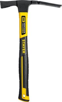 STAYER Hercules, 600 г, молоток каменщика с фиберглассовой рукояткой, Professional (20161_z01)