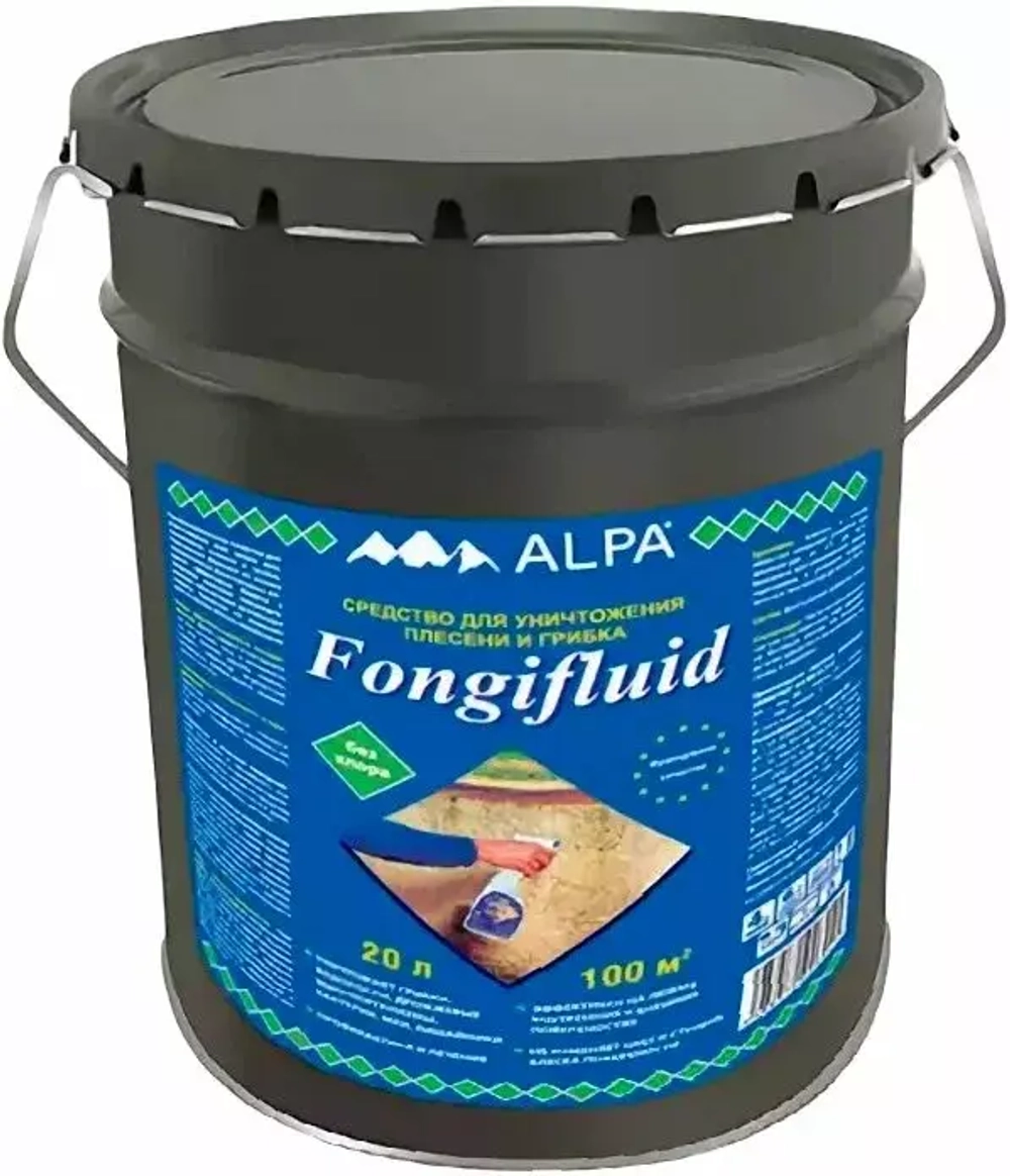 Пропитка декоративная для защиты древесины Alpa Fongifluid 20 л