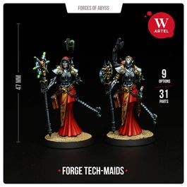 Комплект миниатюр Forge Tech-maids