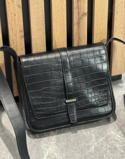 Сумка через плечо Hermes Steve Light Junior из кожи крокодила