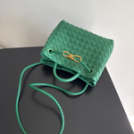Сумка Bottega Veneta Andiamo Small — зелёная — фото 7