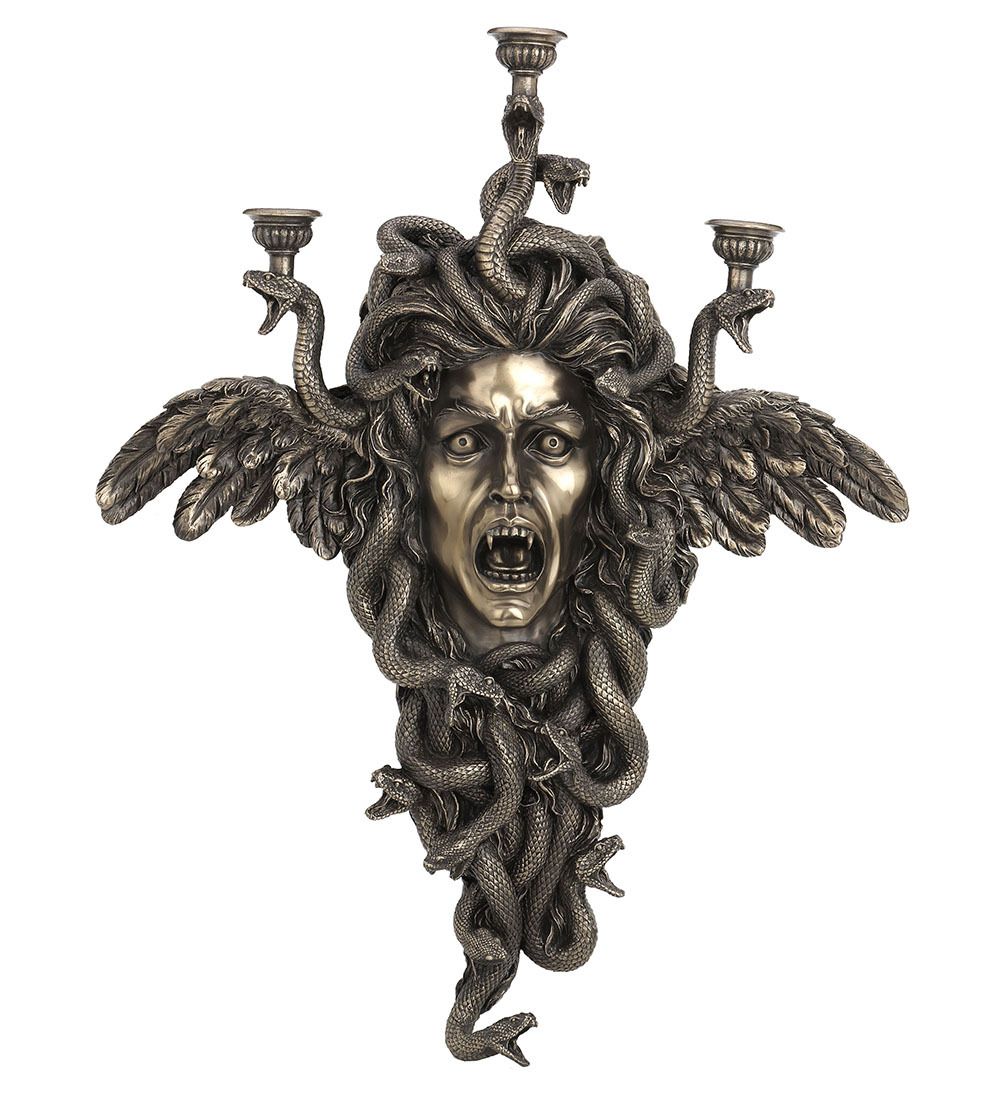 Veronese WS-1327 Подсвечник «Голова Медузы Горгоны»