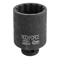 Головка ударная глубокая 40мм (12гр.), 1/2'' RockForce##Rock FORCE RF-4488540