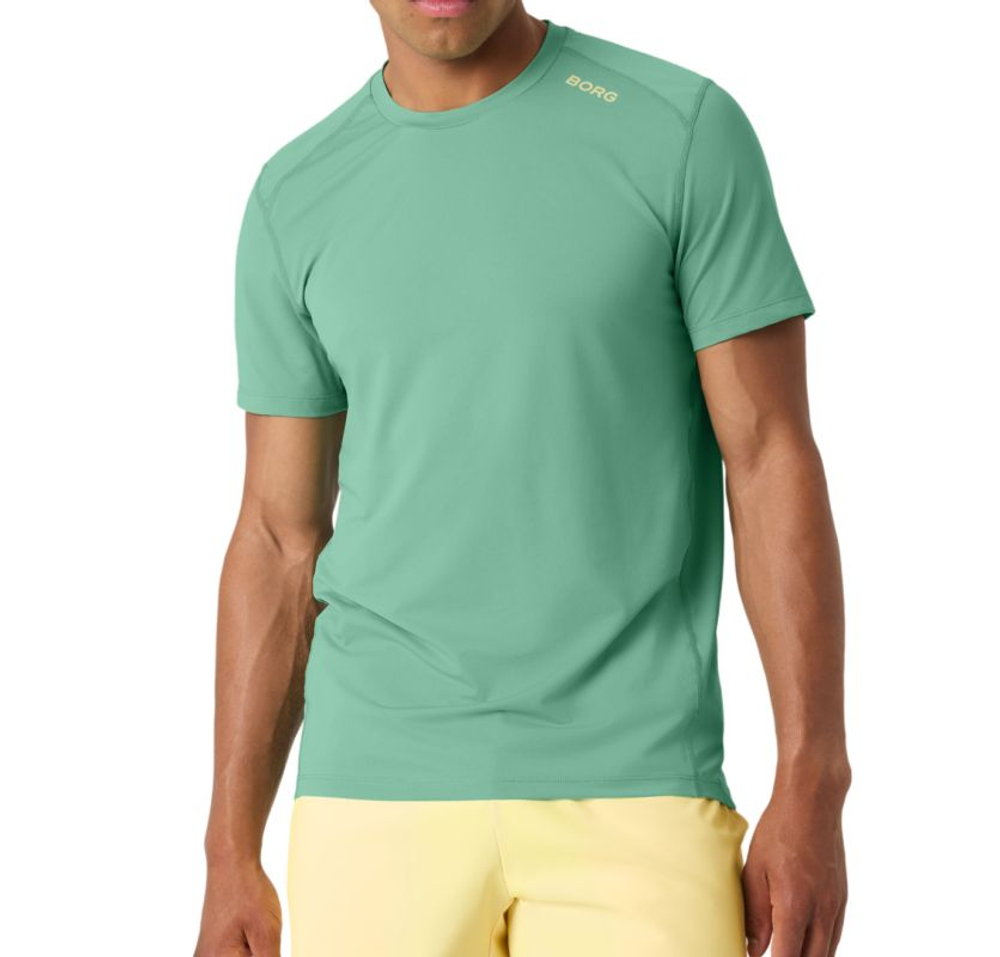 Теннисная футболка Bj_rn Borg Athletic - malachite green
