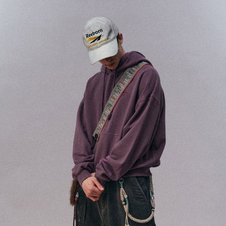 Худи NOTHOMME Retro street MONTE, фиолетовый темный